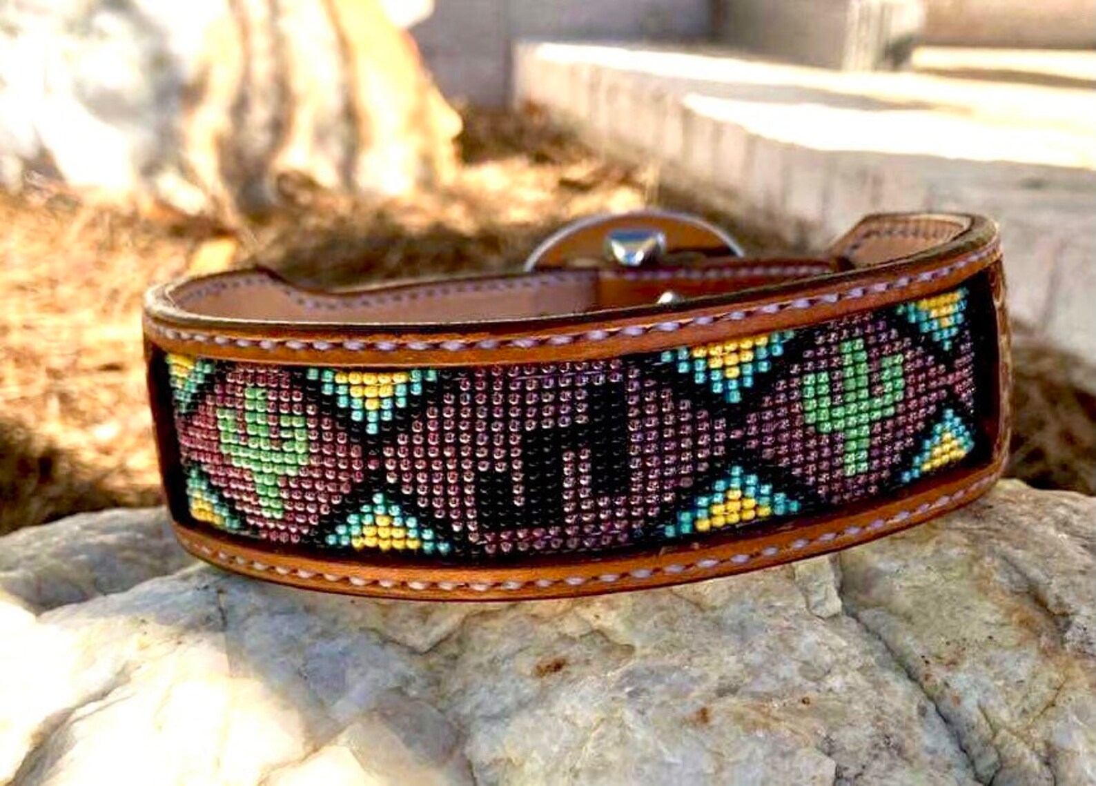 Custom beaded dog collars Etsy