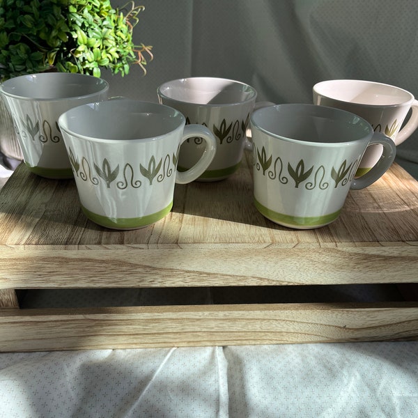 Vintage 70s Coffee Cup Set