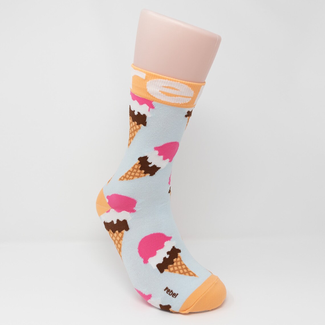 Ice Cream Socks Funky Unisex Socks Casual Socks Dress Etsy