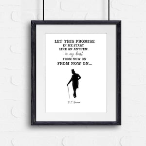 From Now On Lyric Quote, Greatest Showman Wall Art, P.T. Barnum Download, Circus Printable, Greatest Showman Print, High Jackman Printable