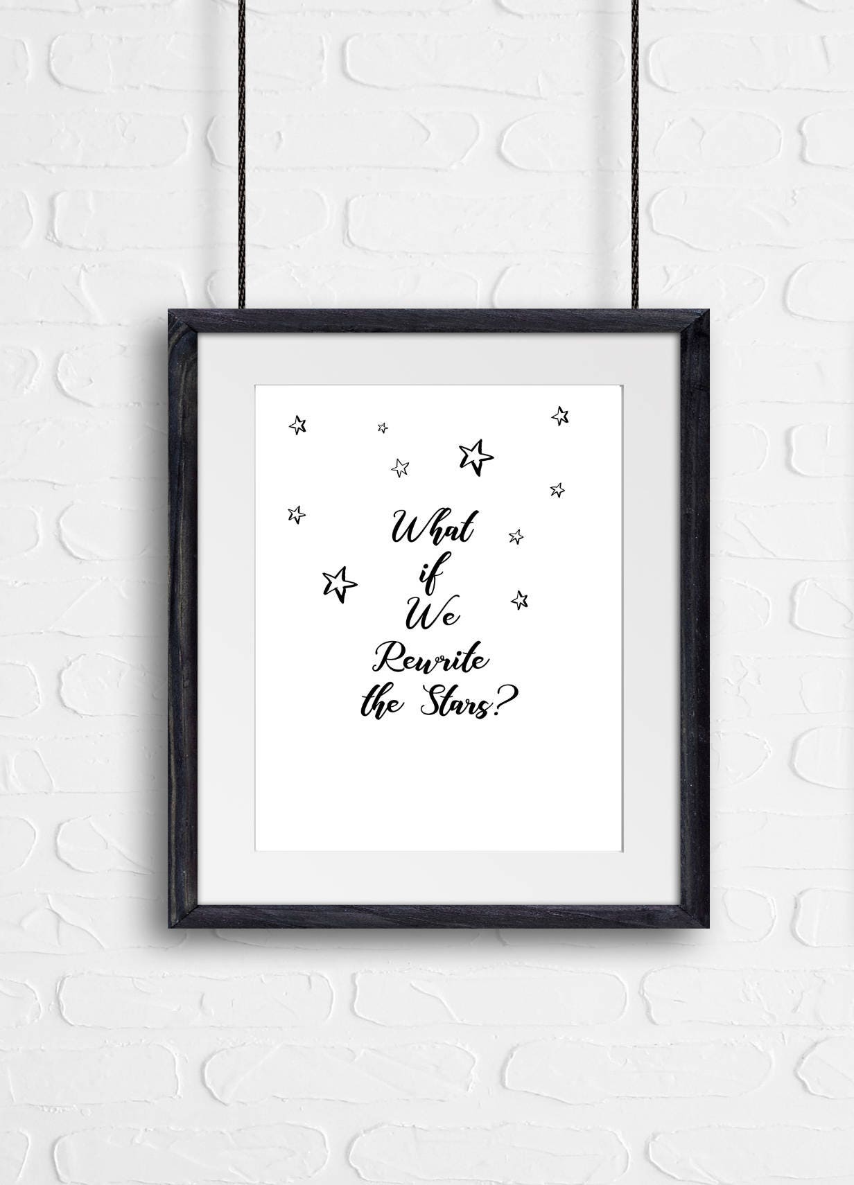 Rewrite the Stars Download, Greatest Showman Wall Art, Minimal Wall ...