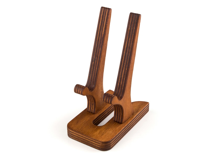 Wooden Phone Stand iPhone Holder, Night Stand, iPad stand, Cookb Wooden Phone Stand iPhone Holder, Night Stand, iPad stand, Cookb