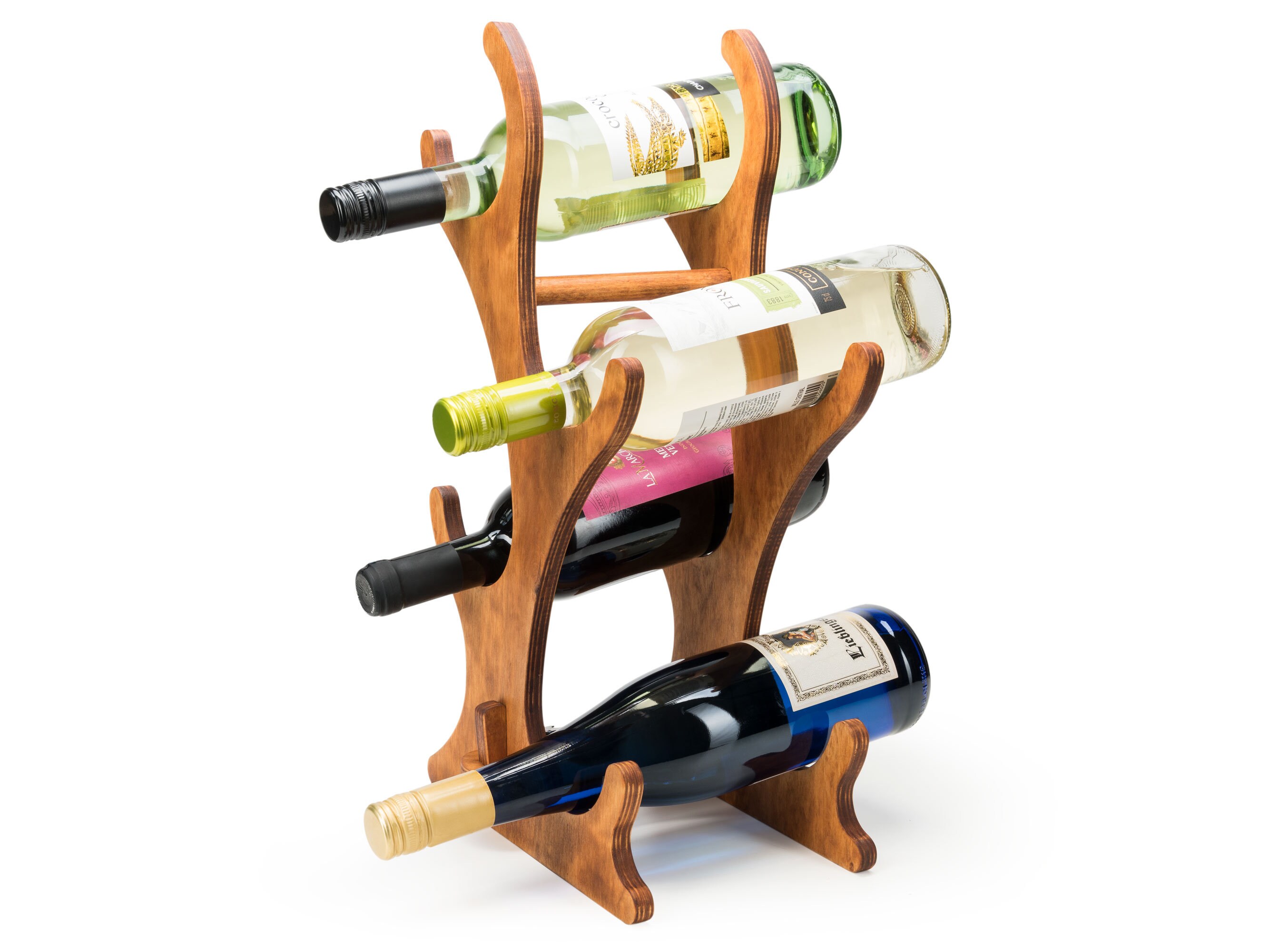 Wooden Tabletop Wine Rack Foldable and Functional Tabletop Etsy