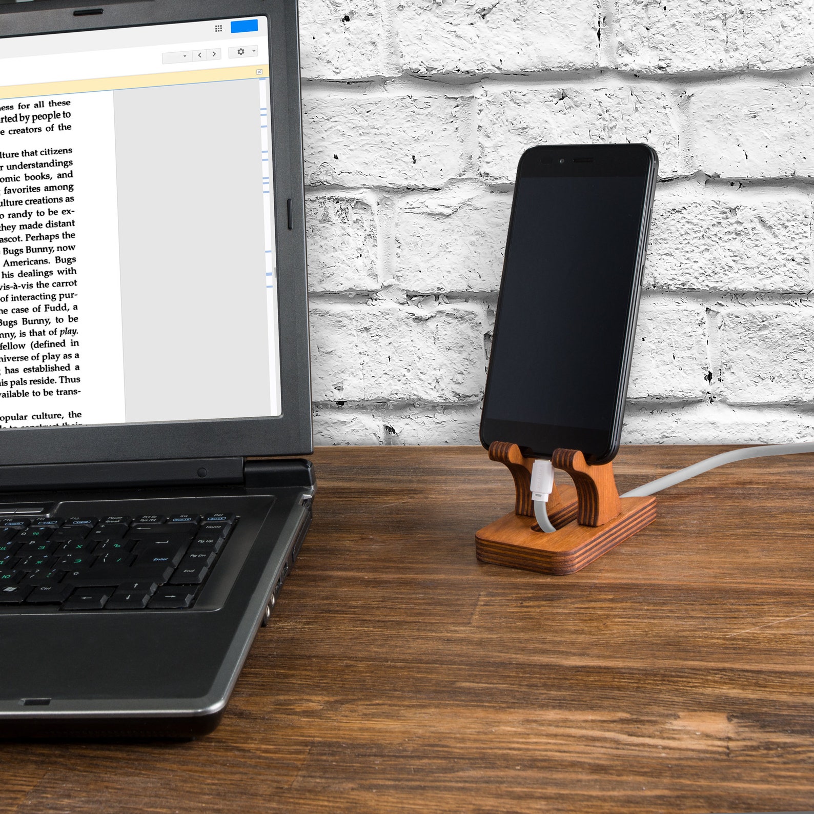 Wooden Phone Stand Iphone Holder Night Stand Ipad Stand Etsy