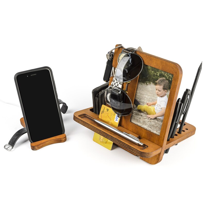 desk organizer docking station