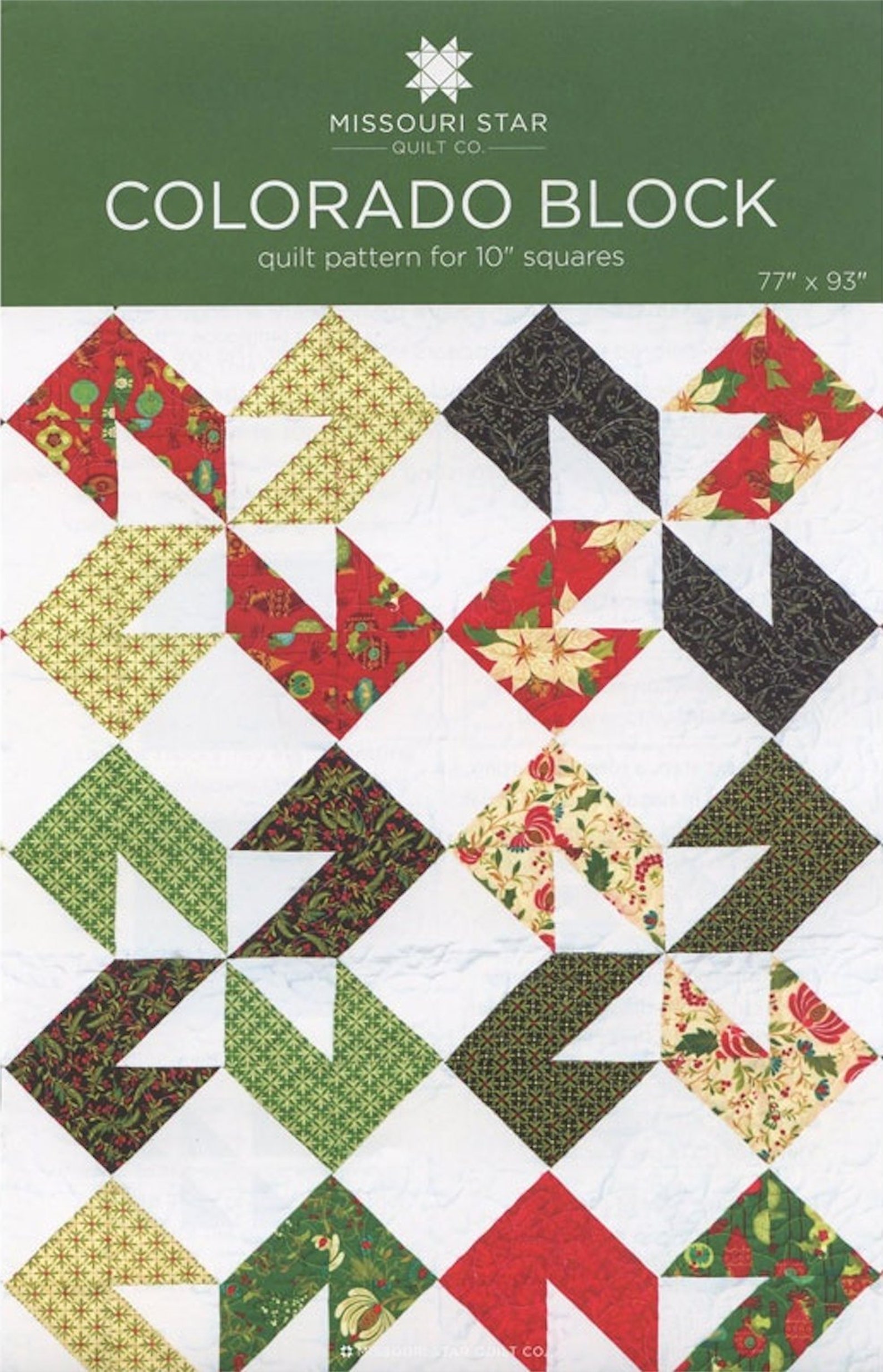 MSQC Quilt Pattern Colorado Block Quilting Pattern Paper Etsy