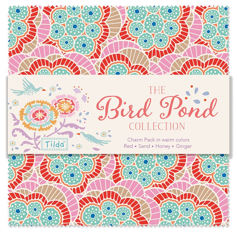 Tilda Bird Pond 5 Ginger Fat Quarter Pack