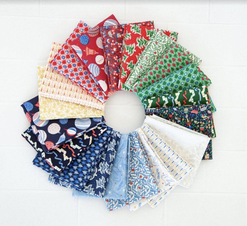 LIBERTY CHRISTMAS in the WOODS Quilt Kit With Backing Etsy
