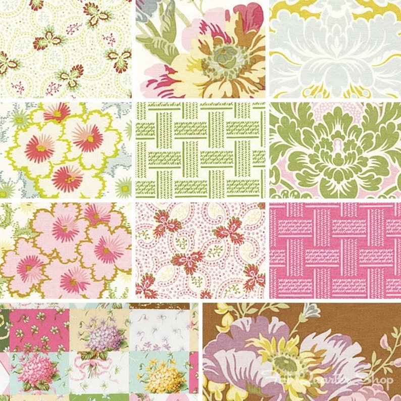 Precuts Anna Griffin Olivia Quilt Fabric Gift Jelly Roll 2.5 Strips Quilting Fabric Bundle