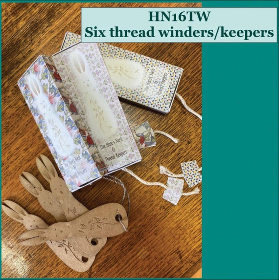 Winding Thread From Rabbit Sewing & Fiber Rabbit Thread Winders Hare's Nest Stitchery THREAD ...