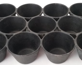CAST IRON Muffin Pan No. 10
