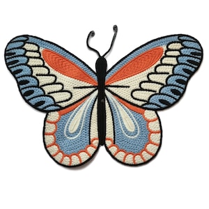 Large Butterfly Soft Tapestry Applique patch 10.