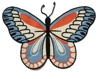 Large Butterfly Soft Tapestry Applique patch 10.