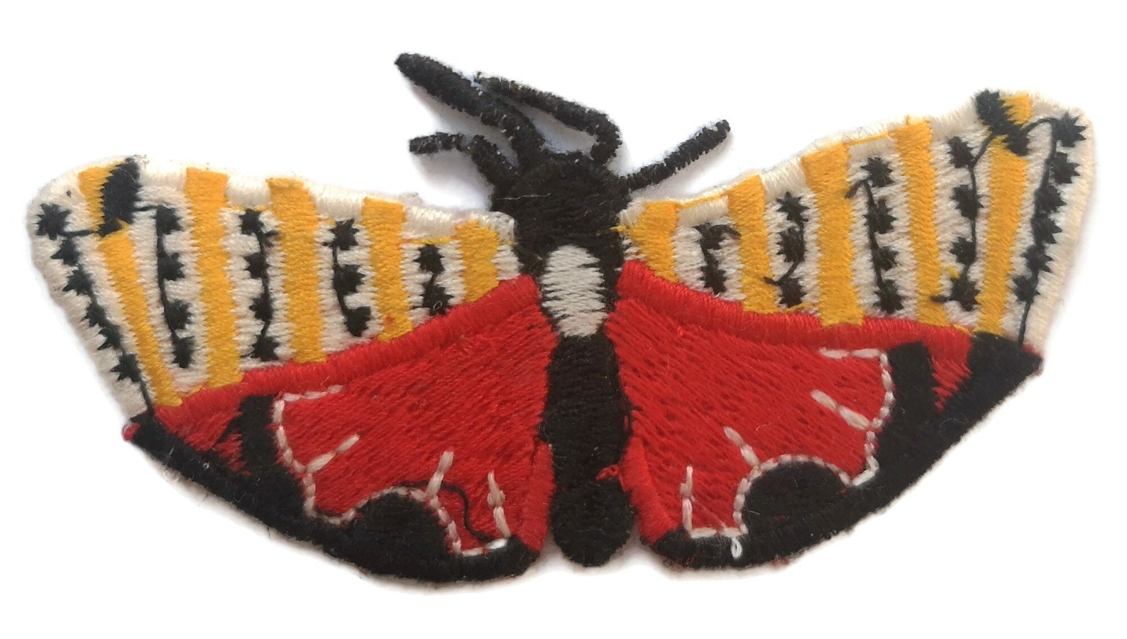 Embroidered Insect Patches Butterfly Beetle Moth Scarab Cicada - Etsy