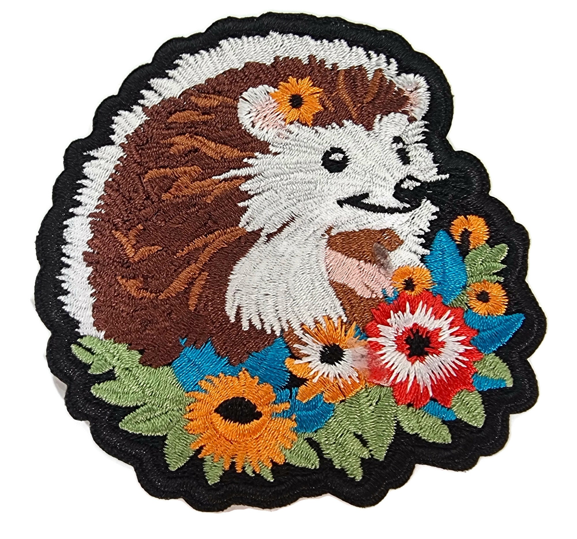 Patch Thermocollant Hérisson Liberty - Motif Animal T096 - à Coudre Ou Repasser
