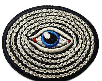 Mystic Magic Eye Embroidered Iron On Patch Frida Mexican