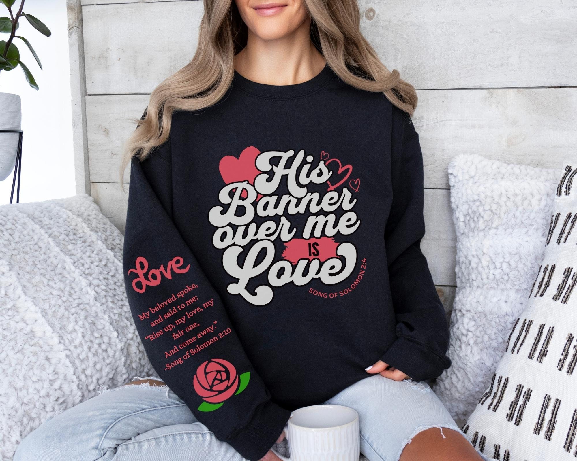 His Banner Over Me Women T Shirt His Banner Over Me Women T Shirt