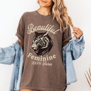 Retro Christian Shirt, Bible Verse Comfort Colors Shirt, Distressed Proverbs Shirt with Tiger, Trendy Christian shirt, Gift for Her