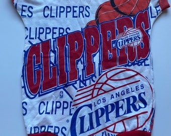 Vintage Clippers, Los Ángeles, baby jersey, baby onsie , Clipper nation