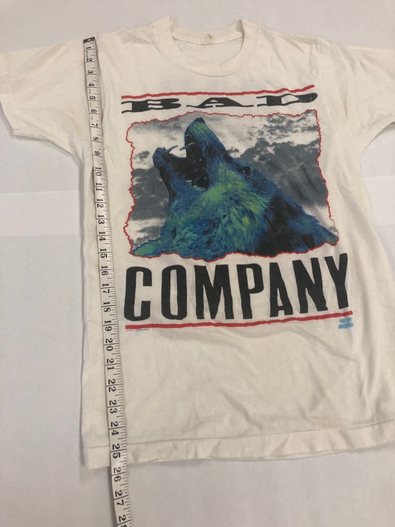vintage rock tee Bad Company band tee Vintage Bad Company concert tee vintage 1991