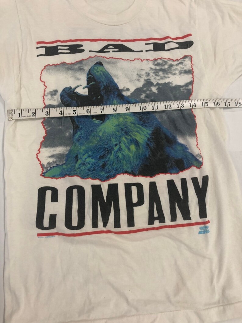 vintage rock tee Bad Company band tee Vintage Bad Company concert tee vintage 1991