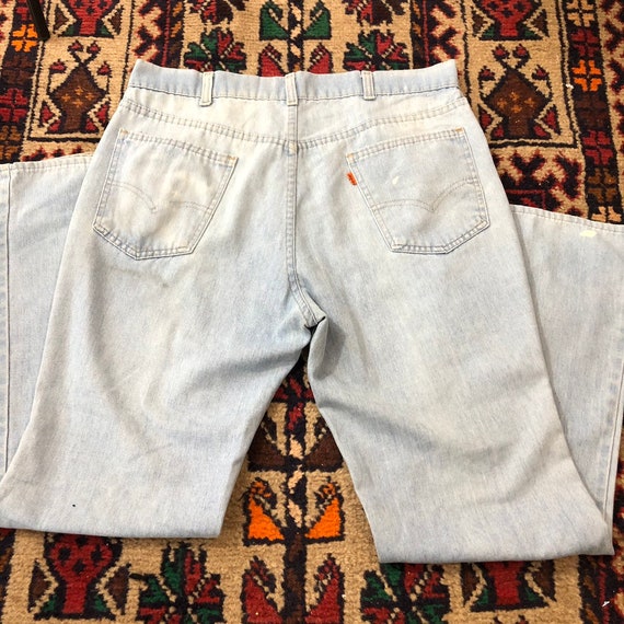 Vintage Levis, vintage jeans, light wash jeans, s… - image 2