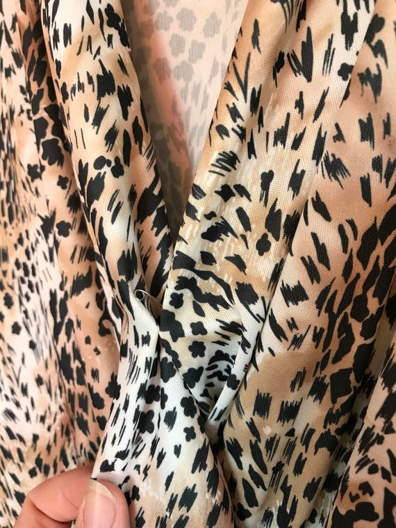 Vintage cheetah/leopard/animal print dress - image 5