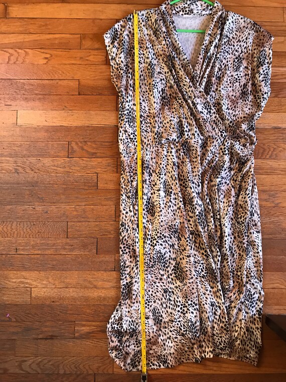 Vintage cheetah/leopard/animal print dress - image 7