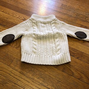 Vintage knits, vintage ribbed sweater, fisherman sweater, vintage baby image 3