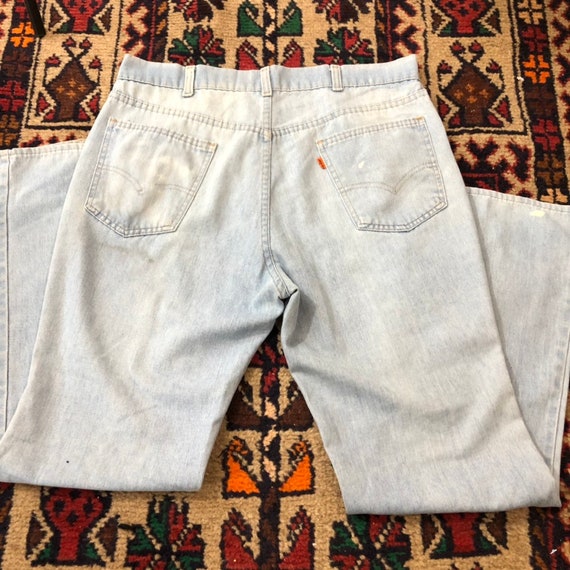 Vintage rare 701 Levis, vintage Levis, distressed… - image 8