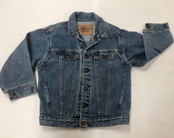 Vintage Orange Tab Levis Jacket Trucker 