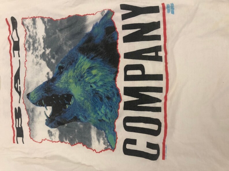 vintage rock tee Bad Company band tee Vintage Bad Company concert tee vintage 1991