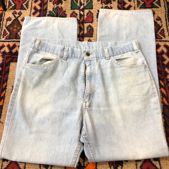 Vintage Levis, vintage jeans, light wash jeans, s… - image 4