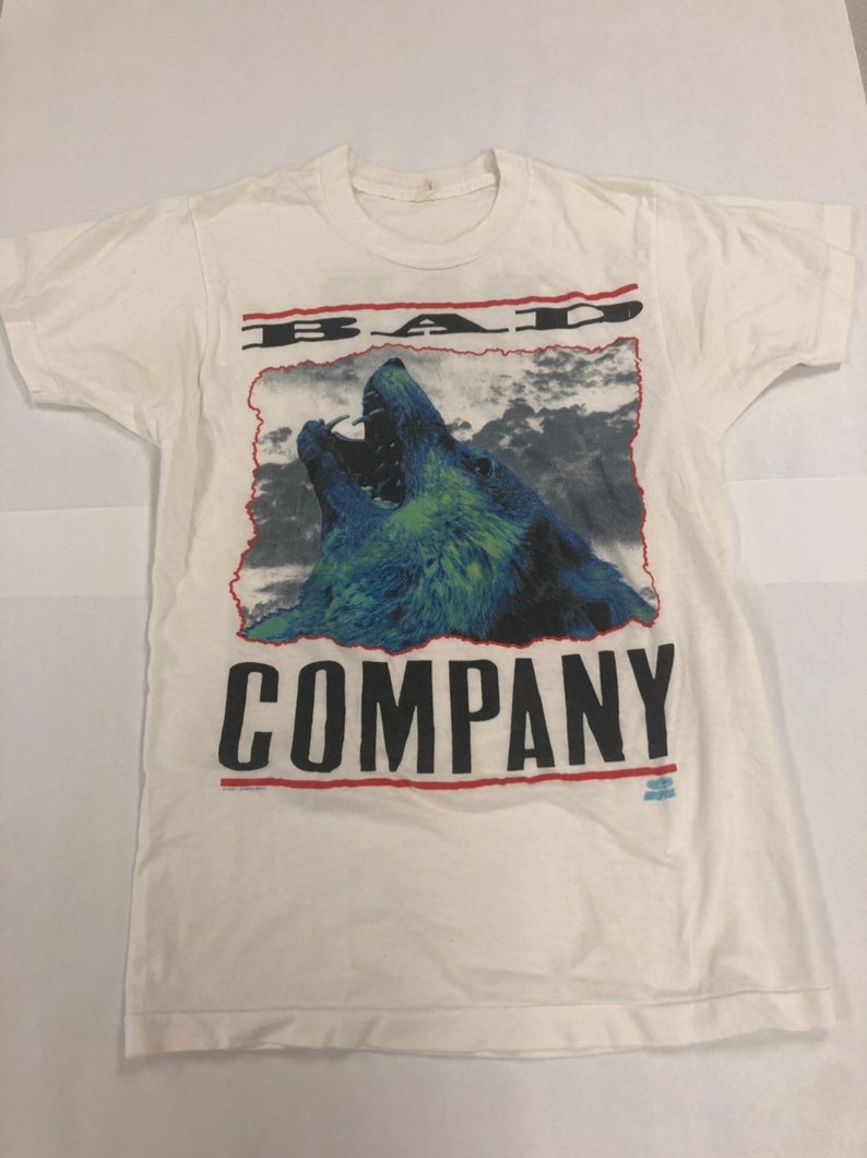vintage rock tee Bad Company band tee Vintage Bad Company concert tee vintage 1991