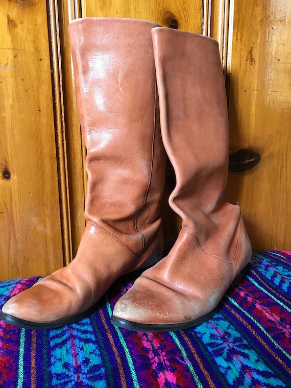 leather bohemian boots