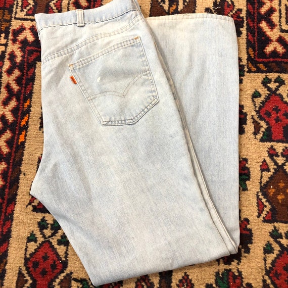 Vintage Levis, vintage jeans, light wash jeans, s… - image 1