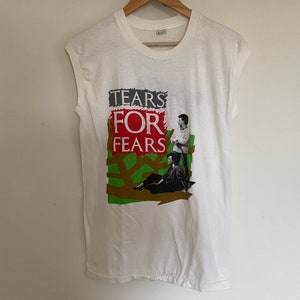 Mad World Music T-shirt Tears for Fears Lyrics Inspired 