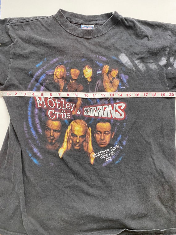 Vintage Motley Crue shirt, vintage Scorpions, y2k… - image 7