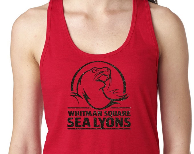 NL Ladies racerback Tank - Sea Lyons Logo