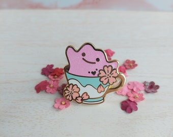 Sakura Teatime - Mimic Teacup Monster - A Hard Enamel Pin