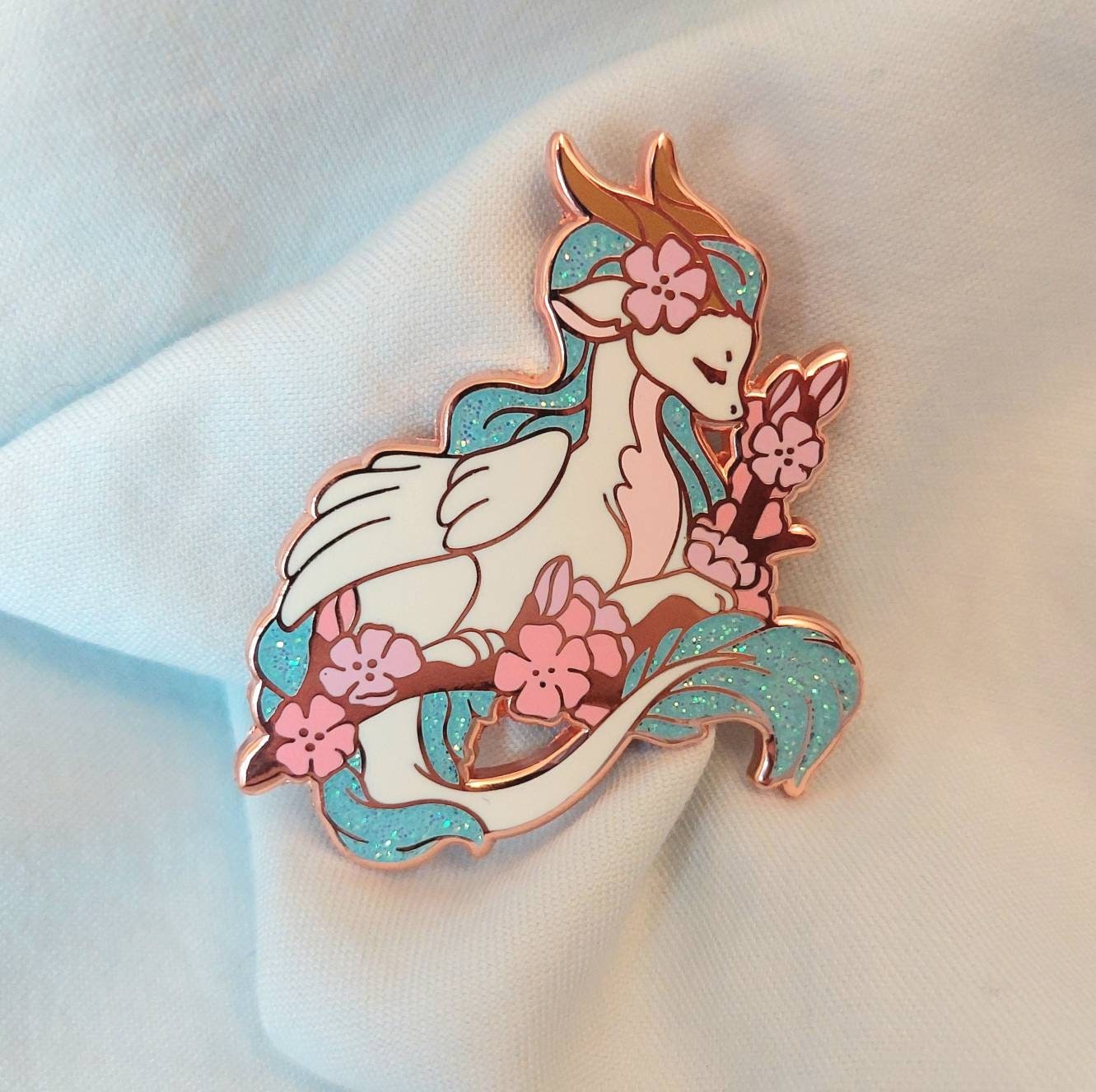 Sakura Dragon - Hard Enamel Pin
