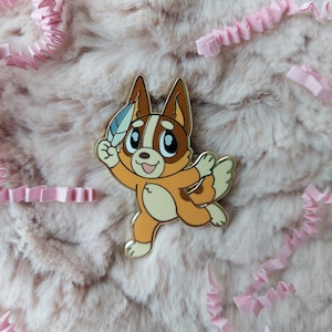 Little Orange Pup - A Hard Enamel Pin