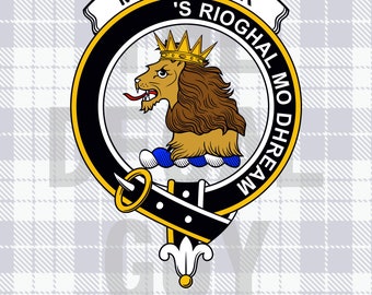 MacGregor Clan Crest: Scottish Badge (PNG SVG JPG)
