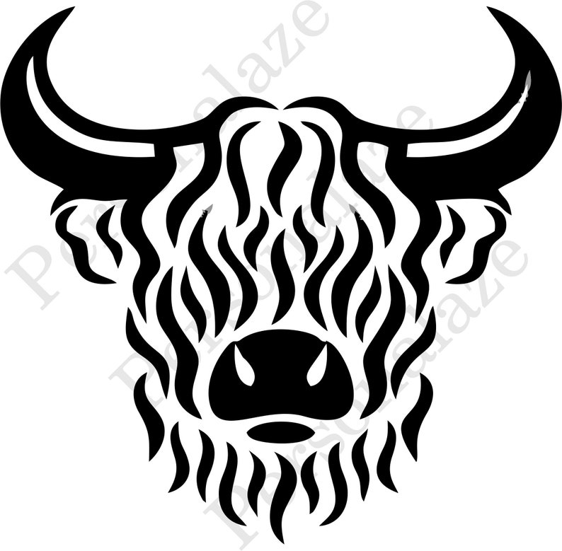 Free Free 208 Simple Highland Cow Svg SVG PNG EPS DXF File