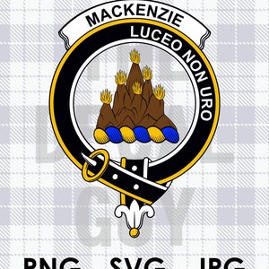 Mackenzie Clan Crest: Scottish Badge (PNG SVG JPG)