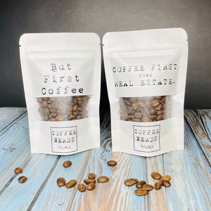 Personalized CoffeeNerds Choose 2 Sampler Pack Micro Roasted Coffee Gift Host Her or Him Roasted Coffee Wedding C8H10N4O2 image 1