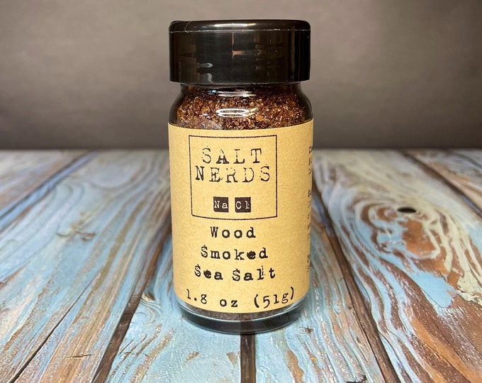 Wood Smoked Sea Salt Shaker • 1.8 oz