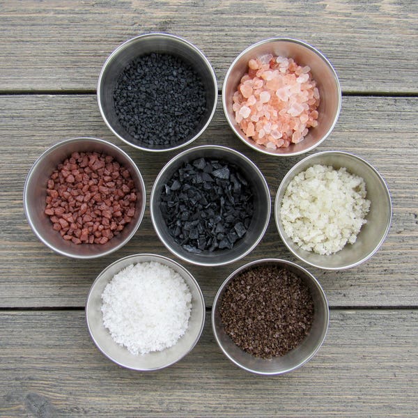 Essential 5 Gourmet Salts • Salt Sampler Gift Set from Around the World • Food Gift • Best Selling • Foodie Gift • Chef Gift