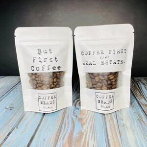 Personalized CoffeeNerds Choose 2 Sampler Pack Micro Roasted Coffee Gift Host Her or Him Roasted Coffee Wedding C8H10N4O2 image 2