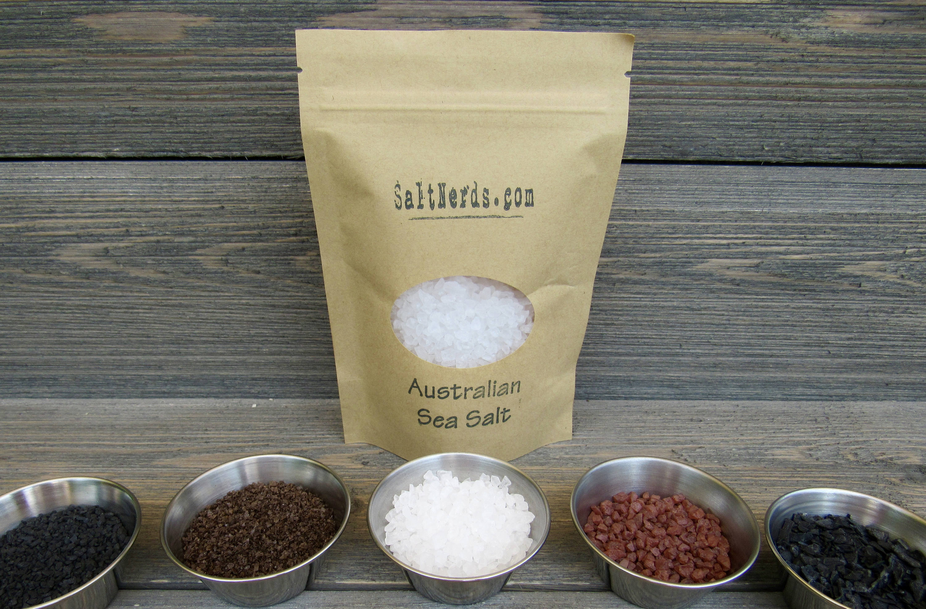 Australian Coarse Sea Salt • 5 oz • Grinder Refill Kraft pouch